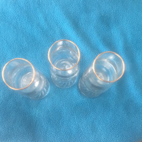 Set of 3 22k Gold Rim/Print 1988 Canada Olympic Torch Champaign Flutes 8” High - Picture 2 of 8